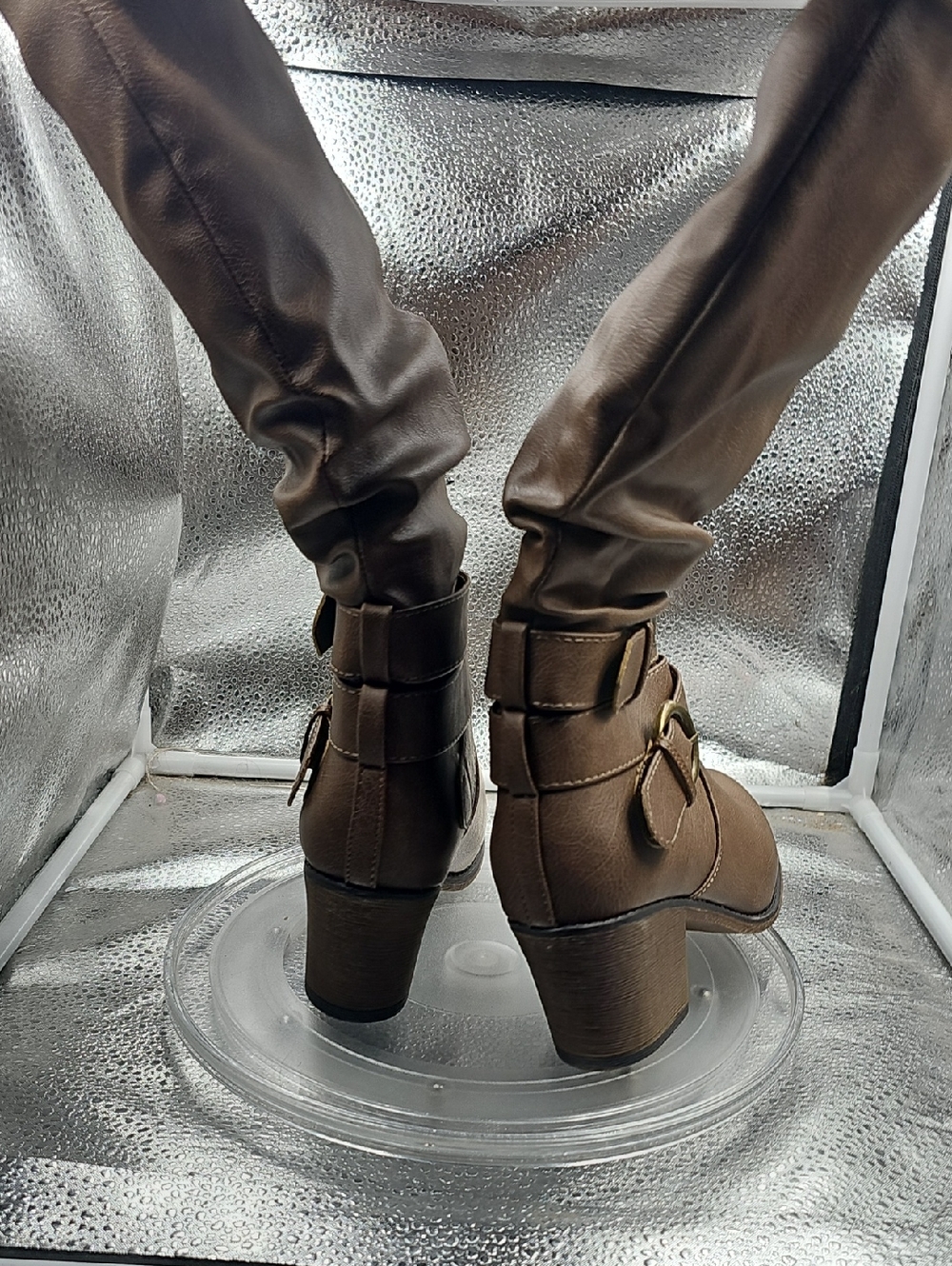 P Tan 004112 Boots Sz6. - Picture 3 of 4